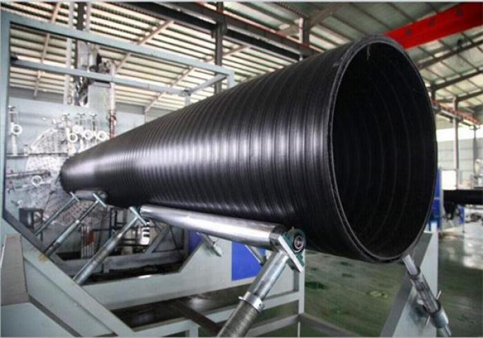 HDPE hollow winding pipe machine